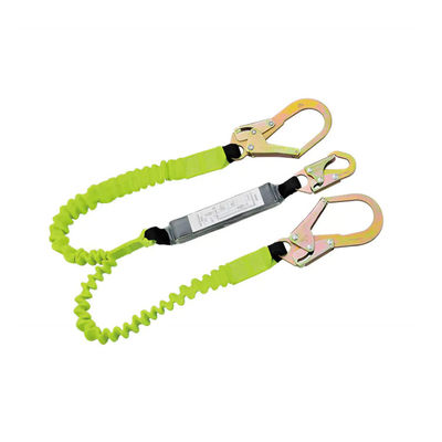 ซื้อ 50 มม.Heavy Duty Webbing Shock Absorbing Fall Arrest Lanyard ปรับความยาว 1380 มม.-1800 มม.และคู่ขา Energy Absorber การผลิตออนไลน์