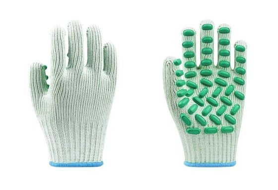 ซื้อ ถุงมืองานความปลอดภัยพอลิคอทตันไลนเนอร์ พร้อมเคลือบด้วยจุดลาเท็กซ์ และป้องกัน ANSI/ISEA 138 ระดับ 2 การผลิตออนไลน์