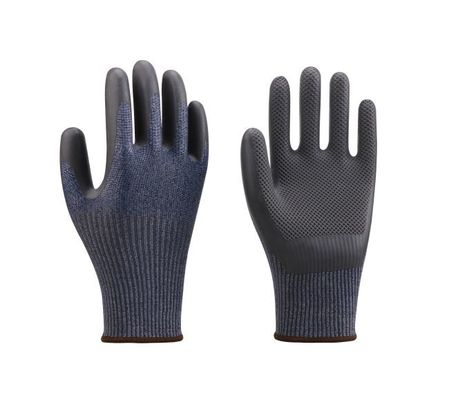 ซื้อ ถุงมือกันลื่นอีโคลาเท็กซ์ ถุงมือนิรภัยกันบาด ถุงมือกันบาด A3 Safety 13 Gauge การผลิตออนไลน์