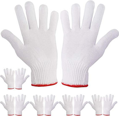 ซื้อ ถุงมือผ้าฝ้ายมือทำงานสีขาวแบบใช้ซ้ำได้ Grip Washable 90 Cotton 10 Nylon การผลิตออนไลน์