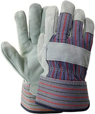 ซื้อ เกจ 8 - 12 ถุงมือหนังมือ ข้อมือนิรภัย ด้ามจับถนัดมือ ป้องกันการขูดขีด CE การผลิตออนไลน์