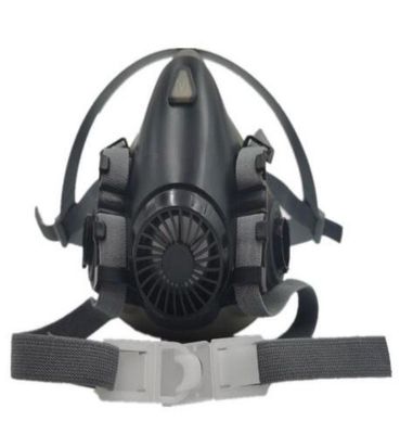 ซื้อ หน้ากากช่วยหายใจแบบครึ่งหน้า Bayonet เกรดอาหารหน้ากากช่วยหายใจซิลิโคนก่อสร้างที่ทนทาน การผลิตออนไลน์