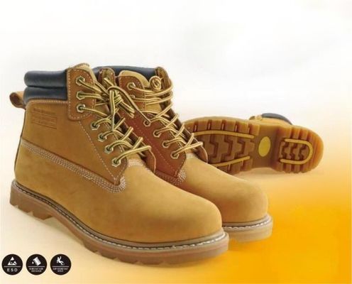 ซื้อ EU36 - 47 รองเท้าเซฟตี้กู๊ดเยียร์ทนความร้อนสวมรองเท้าบู๊ตเดินป่าแบบมิดคัต การผลิตออนไลน์