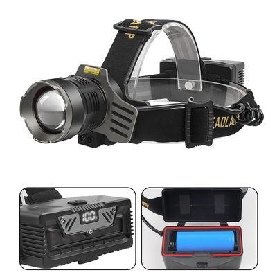 ซื้อ FTH653-1 ไฟฉายหน้าแบบชาร์จใหม่ 1200 ลูเมน กันน้ํา IPX4 ด้วยสับสนธิอลูมิเนียมสีดํา + ABS การผลิตออนไลน์