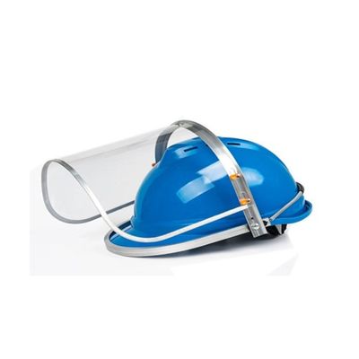 ราคาดี PVC Chainsaw Splashproof Industrial Hard Hat หมวกกันน็อคแบบเต็มหน้า CE ออนไลน์