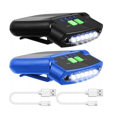 ราคาดี IP44 แฮนด์ฟรีไฟหน้าทำงานคลิปบนหมวกไฟหน้าทำงานแบบชาร์จไฟได้ ออนไลน์
