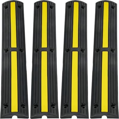 ราคาดี 38in 6600Lbs Rubber Speed ​​Hump 4 Pack Of 1 Channel Rubber Road Hump 3ton ออนไลน์